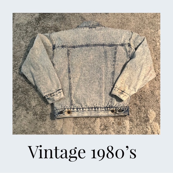 Vintage Unisex 1980's Denim Trucker Jacket by CIVICWEAR INTERNATIONAL - Picture 2 of 8